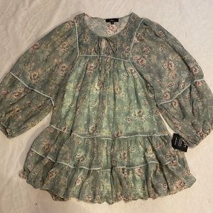 Lulus Smocked Tiered Dress